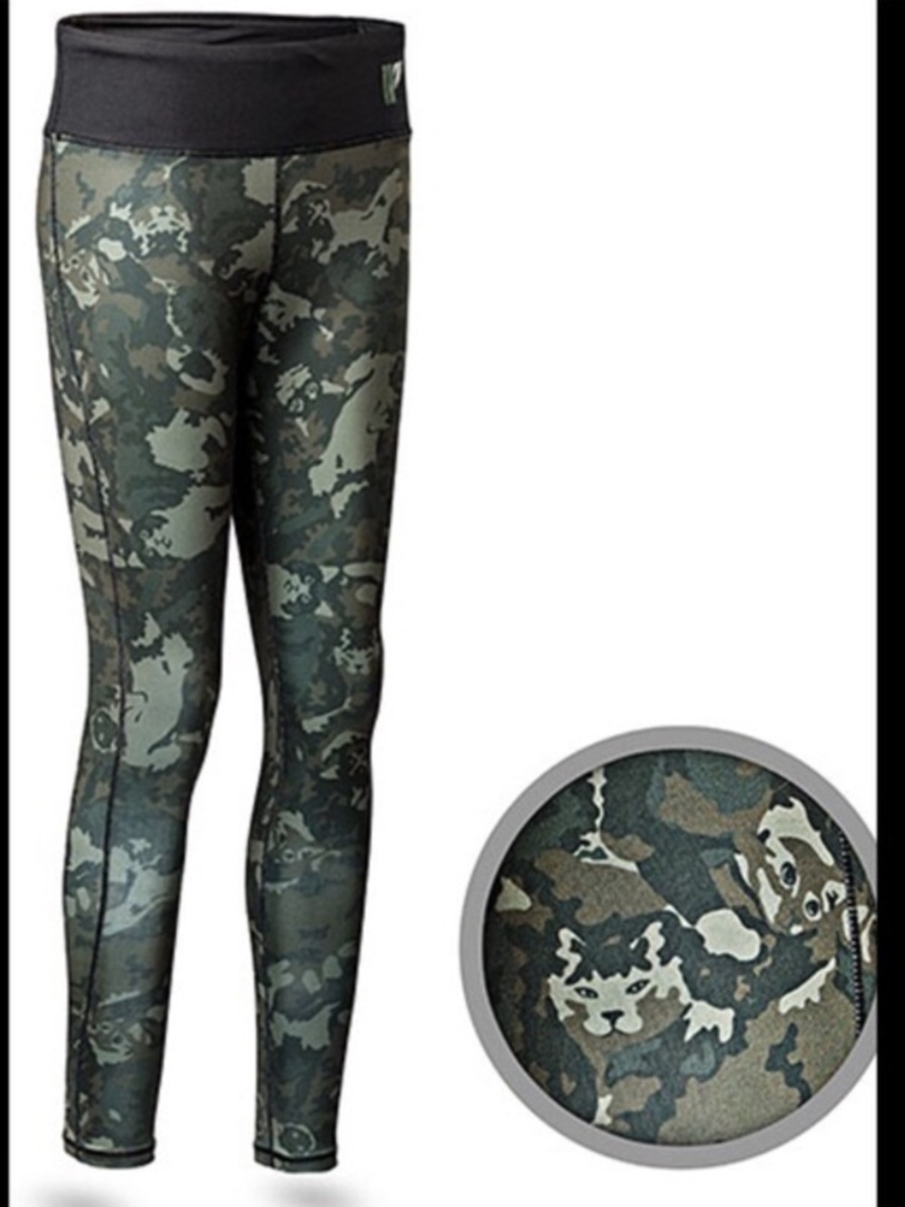 Rare Iron Fist x Newbreed Cat Camo Leggings Size Large